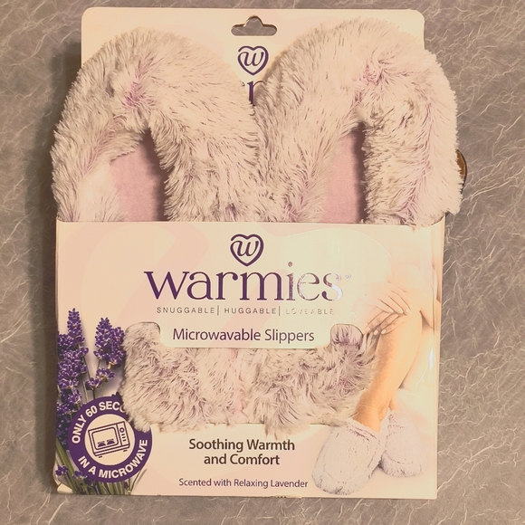 Warmies Shoes Nib Warmies Microwavable Slippers Scented With Relaxing Lavender Poshmark